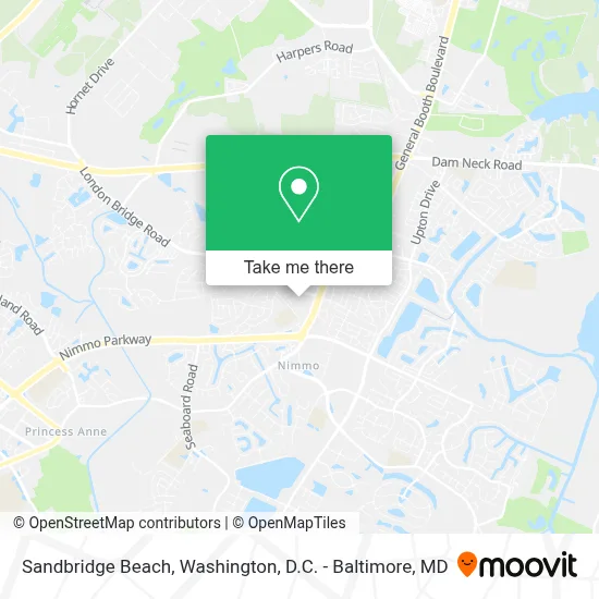 Sandbridge Beach map