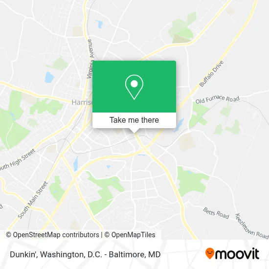 Dunkin' map