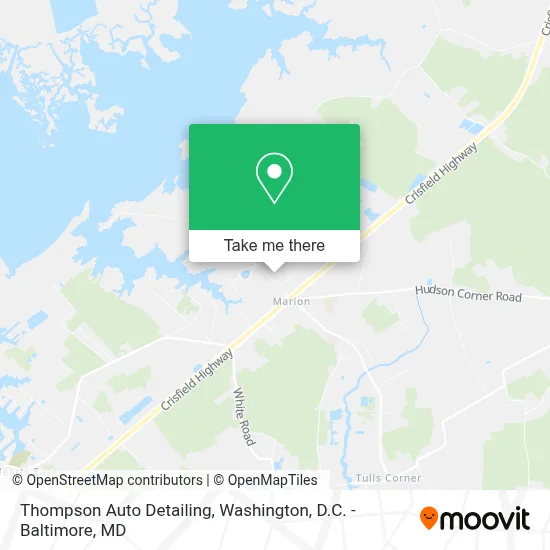 Thompson Auto Detailing map