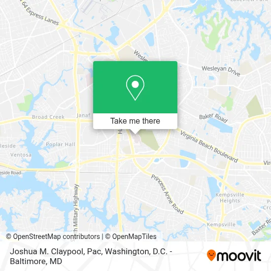 Joshua M. Claypool, Pac map