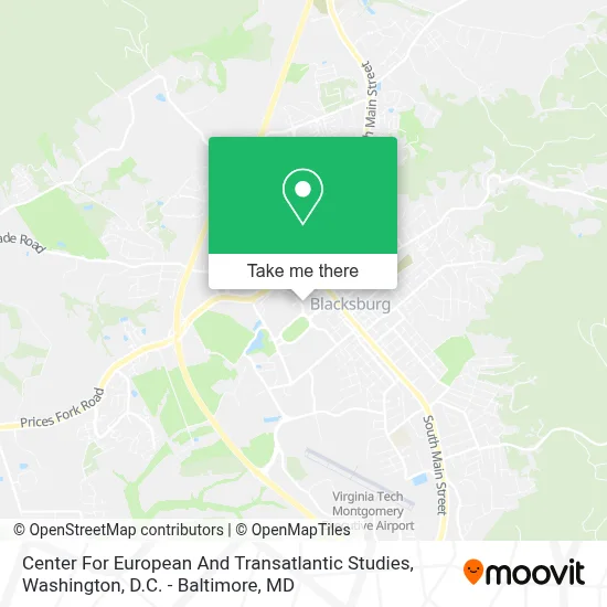 Center For European And Transatlantic Studies map