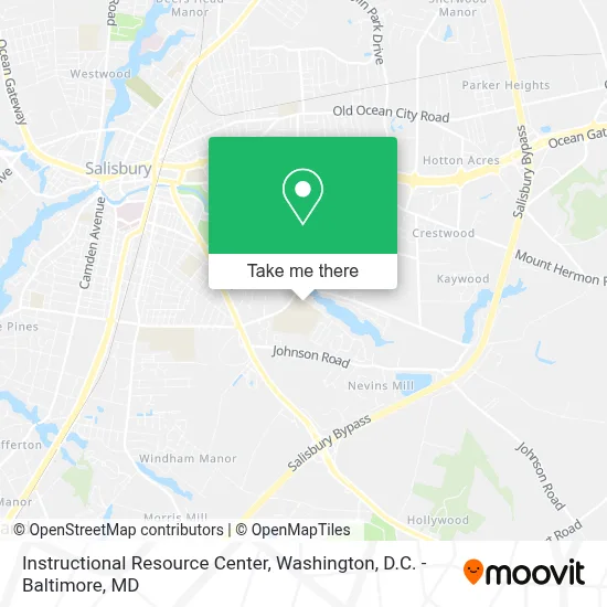 Instructional Resource Center map