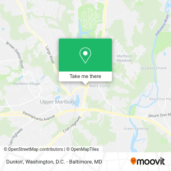 Dunkin' map