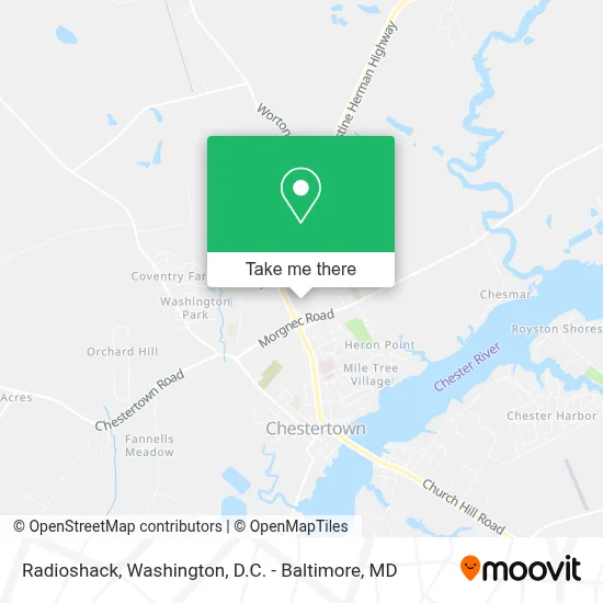 Radioshack map