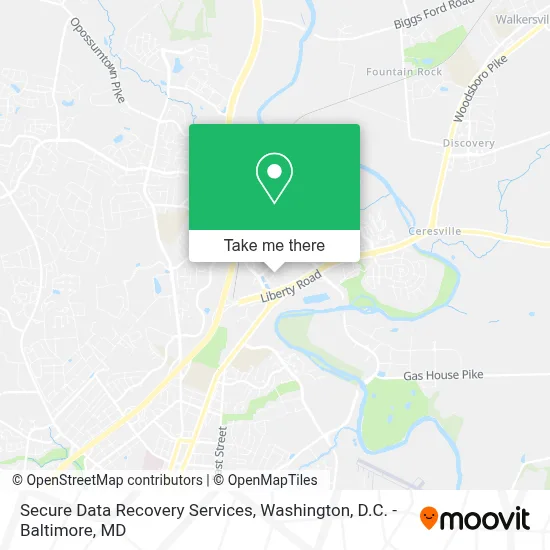 Secure Data Recovery Services map