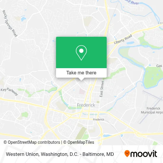 Western Union map