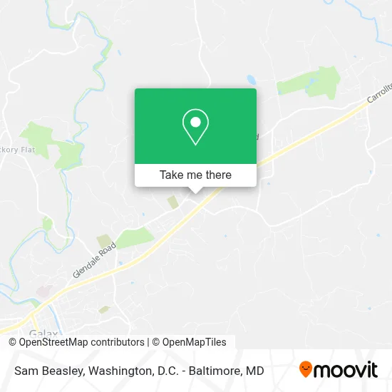 Sam Beasley map