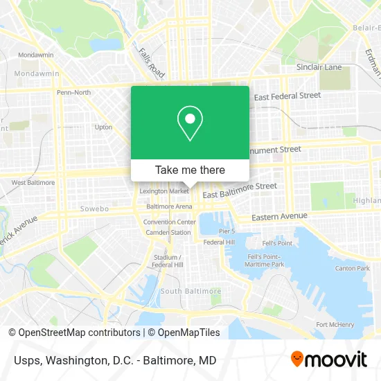 Usps map