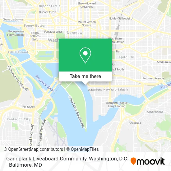 Gangplank Liveaboard Community map
