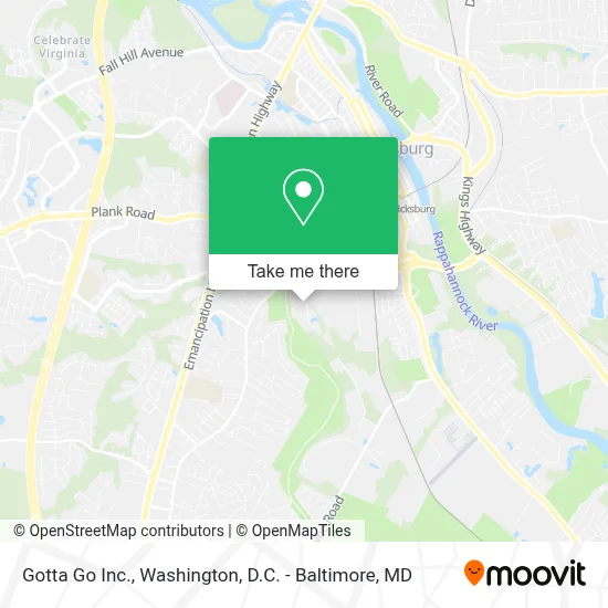 Gotta Go Inc. map