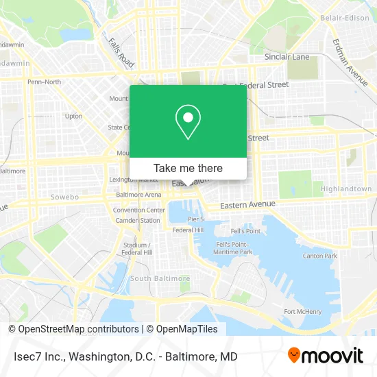 Isec7 Inc. map