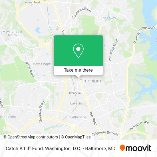 Catch A Lift Fund map