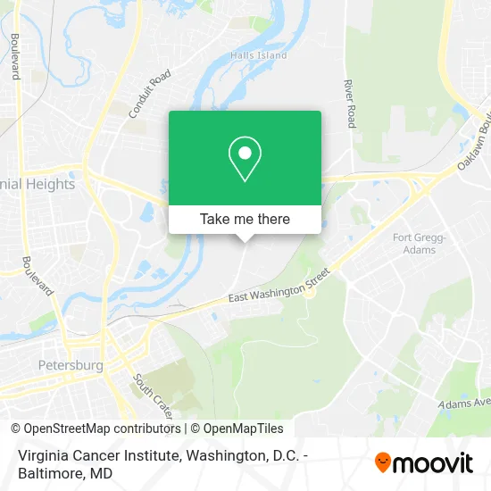 Virginia Cancer Institute map
