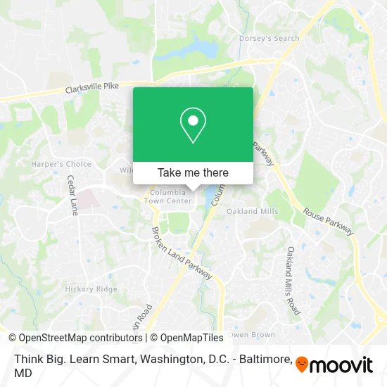 Think Big. Learn Smart map