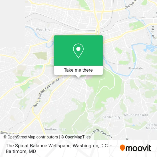 The Spa at Balance Wellspace map