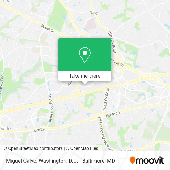 Miguel Calvo map