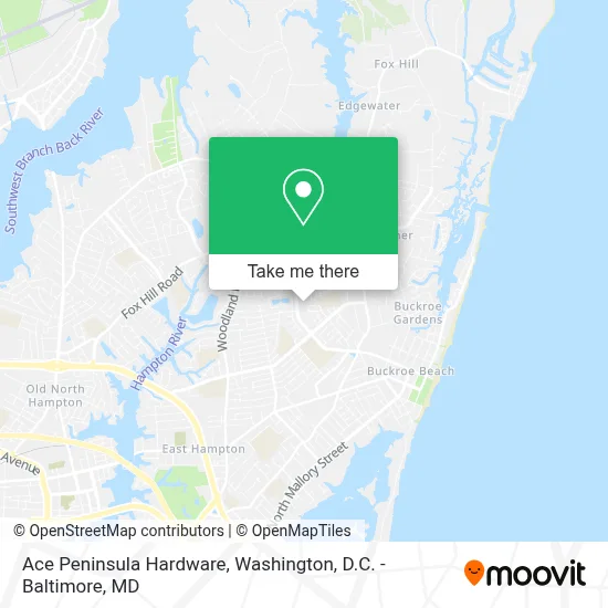 Ace Peninsula Hardware map