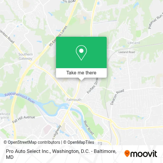 Pro Auto Select Inc. map