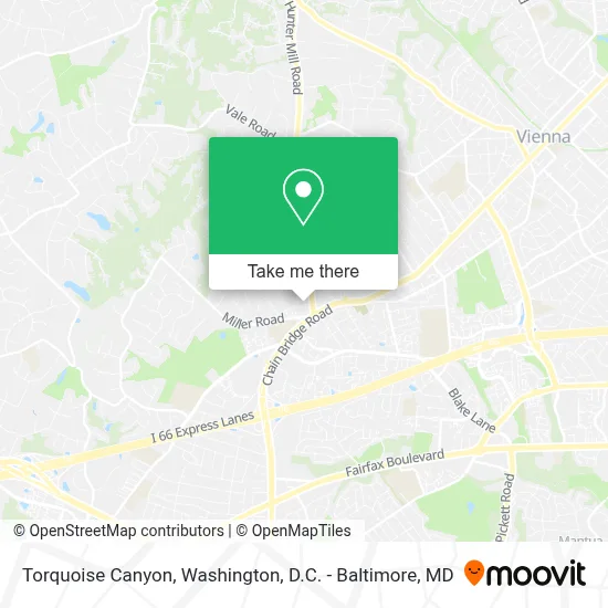 Torquoise Canyon map