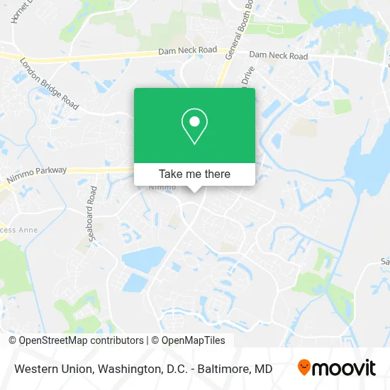 Western Union map