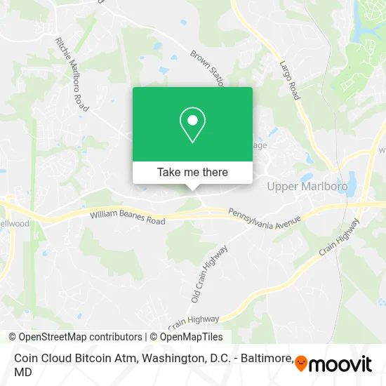 Coin Cloud Bitcoin Atm map
