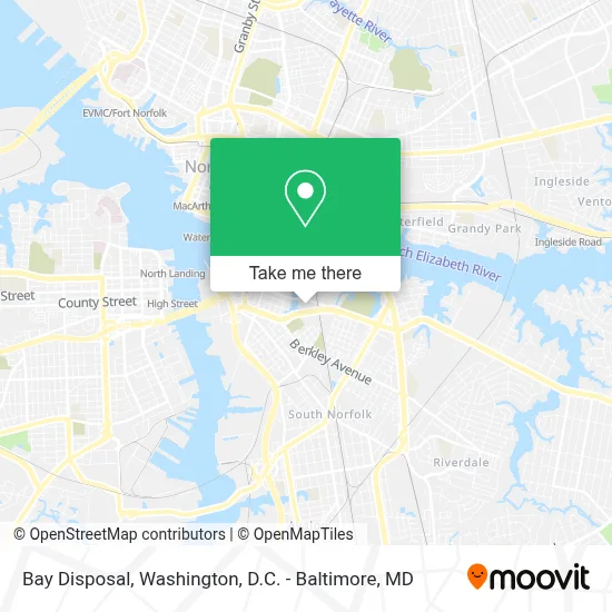 Bay Disposal map