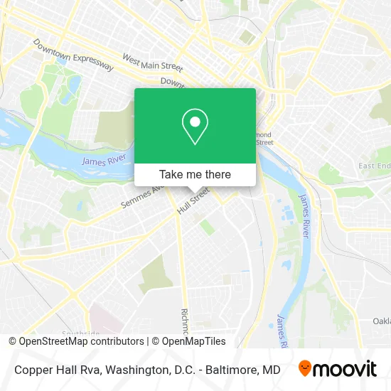Copper Hall Rva map