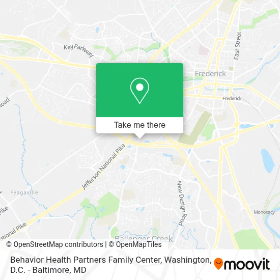 Behavior Health Partners Family Center map