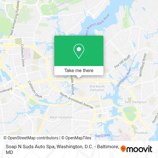 Soap N Suds Auto Spa map