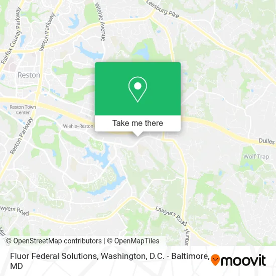 Fluor Federal Solutions map