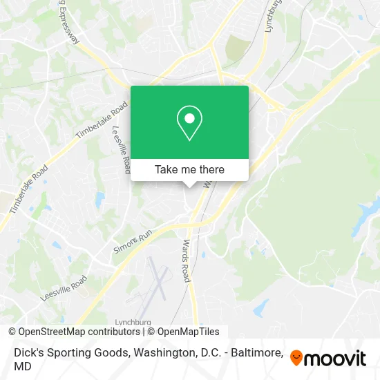 Dick's Sporting Goods map