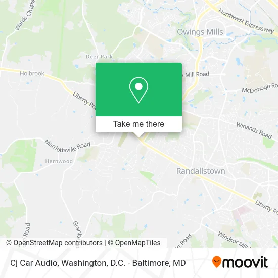 Cj Car Audio map