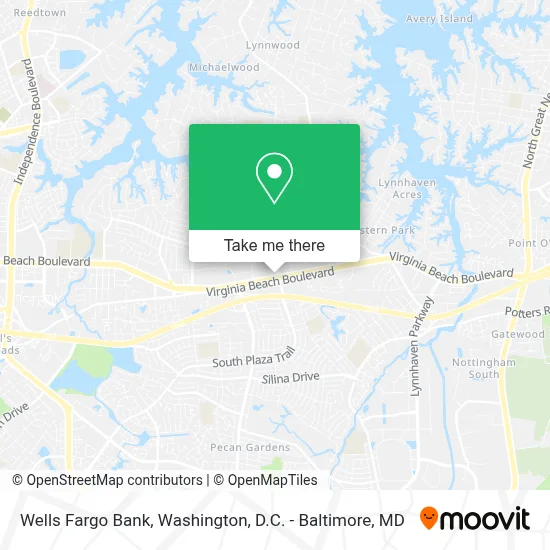 Wells Fargo Bank map