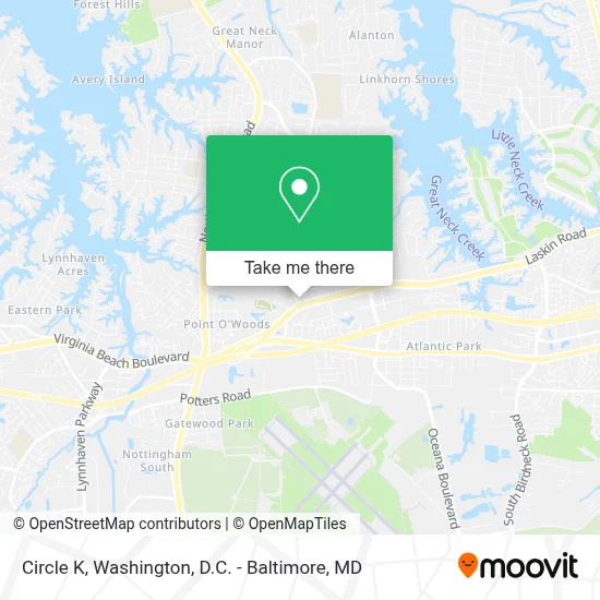 Circle K map