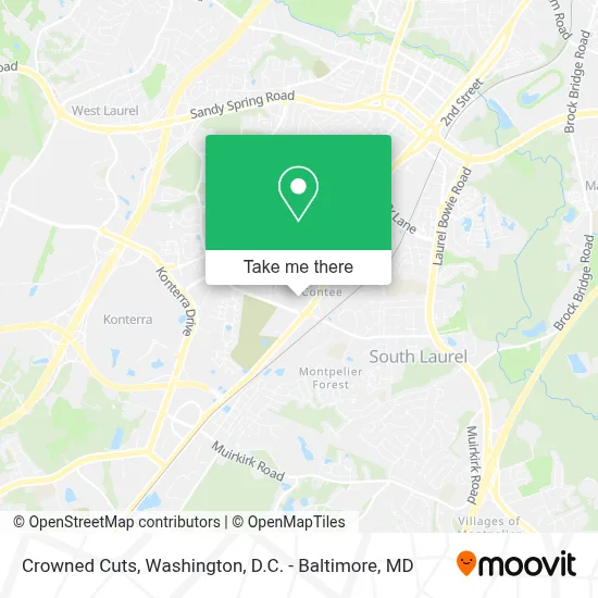 Crowned Cuts map