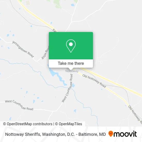 Nottoway Sheriffs map