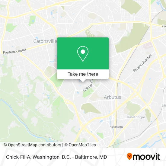 Chick-Fil-A map