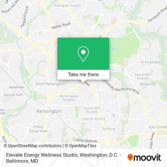 Elevate Energy Wellness Studio map