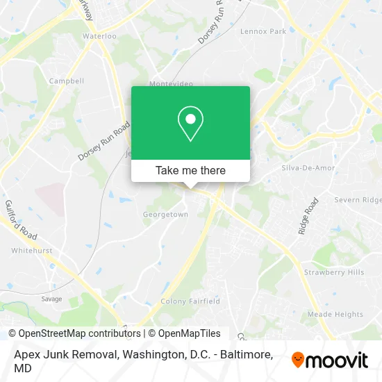 Apex Junk Removal map