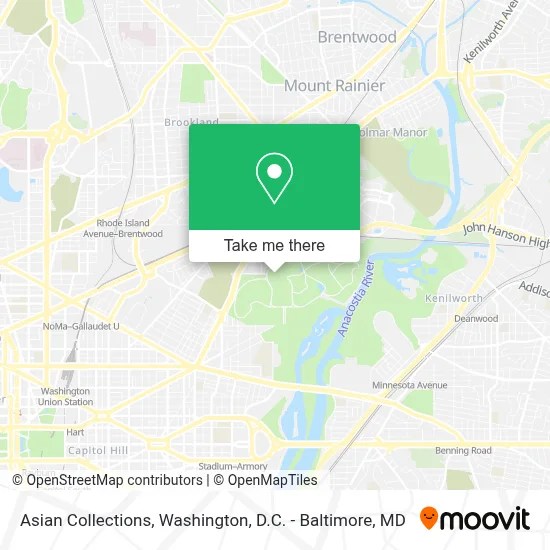 Asian Collections map