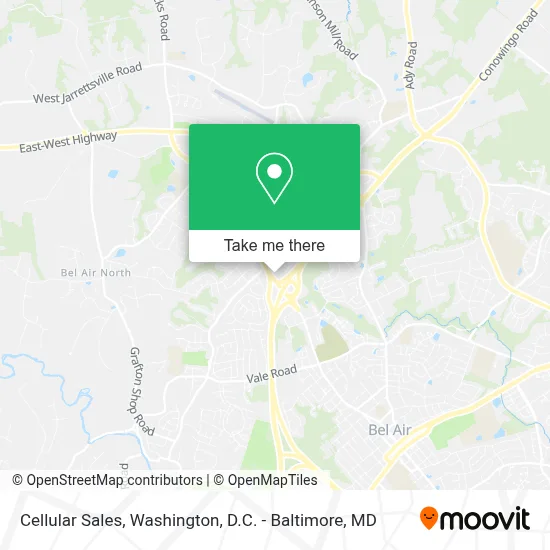 Cellular Sales map