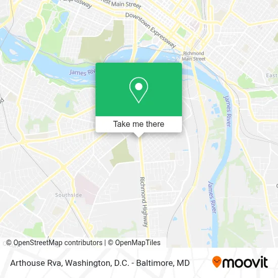 Arthouse Rva map