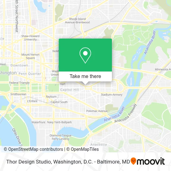Thor Design Studio map