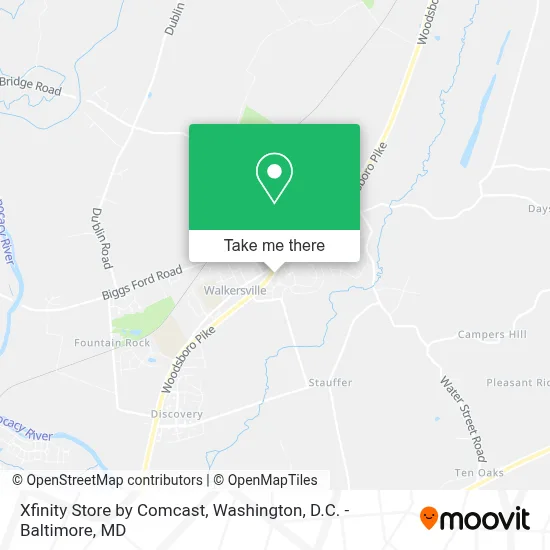 Mapa de Xfinity Store by Comcast