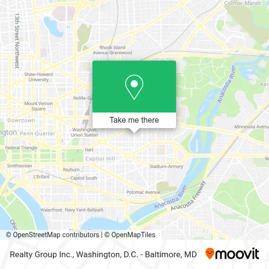 Realty Group Inc. map