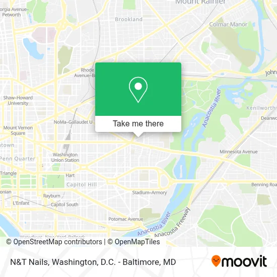 N&T Nails map