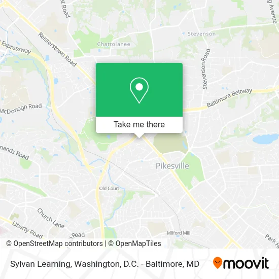 Sylvan Learning map