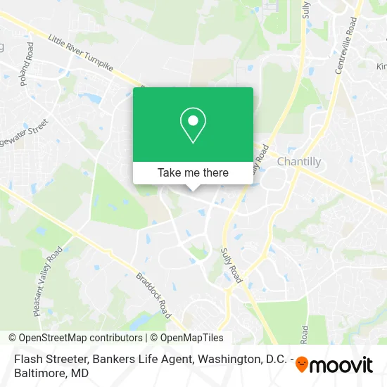 Flash Streeter, Bankers Life Agent map