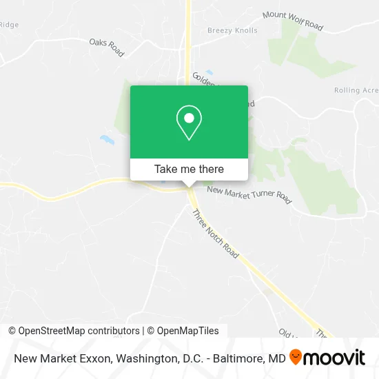 New Market Exxon map