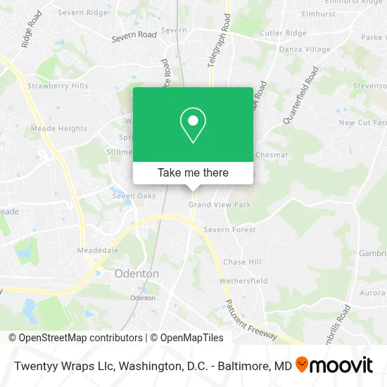 Twentyy Wraps Llc map